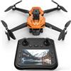 Does not apply Drone GPS Con Telecamera 4K,Schermo LCD RC Da 4.5" per Adulti,Drone Follow Me Pr