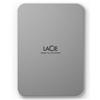 ‎Seagate LaCie Mobile Drive, 4TB, Unità disco portatile esterna - Argento lunare, USB-C 3