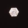 Bianco D Colore VVS1 Moissanite Esagonale Gemma Taglio Lab Sintetico Diamante