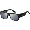 Marc Jacobs Marc Logo 096/S Occhiali da Sole, Black Grey, 57 Unisex Adulto, nero, grigio, 57