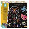Janod - Set Multiattività Scratch Art - 8 Creazioni - Cartoline da Grattare - Les Ateliers du Calme - attività Creativa per Bambini - Abilità Manuali e Concentrazione - dai 7 Anni, J7993