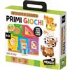 HEADU - Primi Giochi in Legno - Forme, Colori e Prima Logica! | Gioco Educativo Bambini 2 3 4 Anni, Gli Unici Giochi in Legno Made in Italy, Idea Regalo Natale Pasqua Compleanno, Attività Didattiche