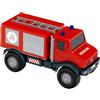 Theo Klein 3800 Mercedes-Benz Unimog Veicolo antincendio per sabbia | Per uso interno ed esterno | Scala 1:24 | Prodotto con licenza ufficiale | Giocattolo per bambini a partire da 3 anni