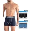 Renato Balestra 3 Boxer Uomo Colorati In Cotone Elasticizzato