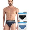 Renato Balestra 3 Slip Uomo Colorati In Cotone Elasticizzato
