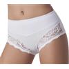 Risveglia I Sensi 3 Slip Donna Contenitiva In Cotone Con Pizzo
