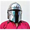 Fatto a mano Il casco Mandalorian casco in acciaio massiccio con fodera e mentoniera stella