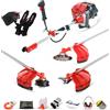 BU-KO 52cc Attrezzo da giardino per decespugliatore a benzina: tagliabordi, decespugliatore con lama 3T, lama per tagliare le erbacce con filo d'acciaio.