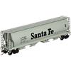 Bachmann Trains Santa Fe 4 bay Cylindrical Grain Hopper