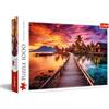 Trefl- Tramonto Paradiso Tropicale 1000 Pezzi Te, Intrattenimento Creativo, Puzzle Classico per Adulti e Bambini dai 14 Anni, Multicolore, 10928