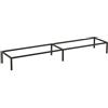 5 five simply smart 5five - gambe per scaffali in metallo mix n modul 134x29cm nero
