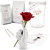 Calchi Italiani Kit Calco Mani 3D EXTRA ALTO - Stampi in Gesso & Alginato Made in Italy - Per 1 o 2 Persone (Adulti e/o Bambini) - Idea Regalo Romantica per Natale, Anniversario, Matrimonio