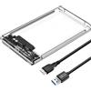 Sh. Case SSD HDD Hard Disk Esterno 2.5 SATA USB 3.0, 5Gbps Supportato UASP, Custodia SSD/HDD Portatile, Box Esterno per Disco Rigido, Adattatore SATA USB 3.0 per Laptop/PC/PS4/Xbox