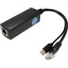 REVODATA 2.5G Type C PoE Splitter 5V/2.4A, 48V PoE a USB-C 5V/2.4A Uscita 12W, Ethernet 2.5Gbps Conforme IEEE802.3af/at, Plug and Play per Casa Intelligente