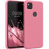 kwmobile Custodia Compatibile con Google Pixel 4a Cover - Back Case per Smartphone in Silicone TPU - Protezione Gommata - sweet candy
