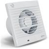 EINTTAX Aspiratore Bagno 100 mm, silenzioso, 34 dB, Con timer e valvola di ritegno, per bagno, cucina, WC, garage, cantina, bianco