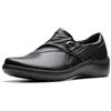 Clarks Women's Cora Aubrie Loafer, Black Leather, 8.5 Wide
