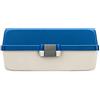 Plastica Panaro - Valigetta Pesca 118 Bianco e Blu per Trasportare, Proteggere e Organizzare l'Attrezzatura da Pesca, Dimensioni Esterne 335 x 153 x H148 mm