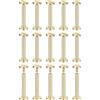 QUARKZMAN 30pz Viti Chicago in Ottone 30x10mm Chiusura con Rivetti | per Chiodi con Vite a Testa Piatta Sul Retro, per Cinturino in Pelle Artigianale, Fai-Da-Te