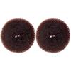 FRCOLOR 2 pezzi Chignon modellante ad anello, Chignon a rete con calzino da ballerina, per donne e ragazze