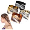 Yitexin Set di 4 Pettini Laterali Francesi, Pettine per Capelli Laterali Stile Francese, Pettini Decorativi per Capelli Accessori per lo Styling dei Donna e Ragazza (4 Stili)