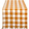 DII HVYW Fring TR Check 14X72, Zucca Spice Checker, Runner da Tavolo