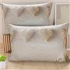 PETTI Artigiani Italiani - Coppia di Federe Cuscino 40x80 cm in Microfibra, Cuscini Arredo Camera da Letto, Divano, Salotto, Set 2 Fodere Copricuscino, Federa Shabby 325, 100% Made in Italy