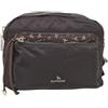 NAJ-OLEARI Borsa Donna In Nylon Tracolla Multitasche Multiuso ART. 61750 Prodotto Realizzato con 100% Nylon Riciclato Dimensioni 26 X 18 X 11 cm (CIOCCOLATO)