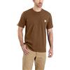 Carhartt Relaxed Fit Heavyweight Short-Sleeve K87 Pocket T-Shirt, Maglietta da lavoro Utility Uomo, Marrone (Noce Oliato Heather), S