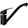 SCHOCK | Miscelatore Omega Monocomando con Bocca Girevole, Colore Nero Assoluto, h140mm