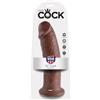 King Cock,Pipedream Dildo Realistico King 10" - Pene Scuro 25.4 Cm