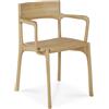 ETHNICRAFT sedia con braccioli PI - 51340
