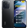 Xiaomi POCO C85, Smartphone 6+128GB, Display 6,9 120Hz 7,99mm Design, MediaTek Helio G81-Ultra Octa-core, Doppia fotocamera AI da 50MP, 6000mAh, garanzia di 2 anni, Nero, Caricabatteria non incluso