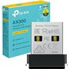 TP-Link AX300 WiFi 6 USB, Chiavetta WiFi per PC Fisso, 2.4 GHz 286 Mbps, Supporta Windows 11/10/7 e Linux, Modalità AP, Design Nano, MU-MIMO, OFDMA, Archer TX1U Nano