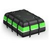 Generisch Scatola Portabagagli Tetto Auto 595L Pieghevole, Impermeabile Certificata IP65 - Tessuto Oxford 1000D + 6 Cinghie/2 Serrature Antifurto, Include: Tappetino Antiscivolo & Borsa Organizer