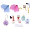 shjxi da bagno per case in miniatura,da bagno per case delle bambole | o per casa da gioco per casa delle bambole 1:12 | Set di pettini per dentifricio e spazzolino per asciugacapelli per la decorazione del