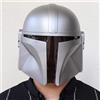 Fatto a mano Nuovo casco in acciaio Mandalorian Cosplay Prop Movie Helmet di Indian handic...