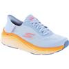 Skechers Donna Max Cushioning Elite 2.0 Solace Slip-In ALLENATRICE, Blue Textile/Orange Trim, 39.5 EU