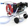 AgriEuro TOP-LINE Kit motopompa irrorazione con carrello - Pompa Comet APS41 motore Loncin G160F