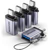 MOGOOD Adattatore USB C Maschio a USB 3.0 Femmina, Adattatore USB a USB C Convertitore OTG Compatibile MacBook Pro, Chromebook, Pixelbook, Microsoft Surface Go, Samsung Galaxy S20 S21 S22 Pixel