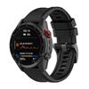 GIOPUEY Cinturini Compatibile con Garmin Fenix 8 47MM/Fenix E 47MM, Morbido Silicone Cinturino [Resistente all'Usura] [Traspirante] - Black