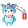 GARRULAX Chiavette USB, 16GB Impermeabili in Silicone USB2.0 ad Alta Velocità Chiavette USB Memory Stick Pen Archiviazione Dati Pendrive U Disk (Gatto Ciano)