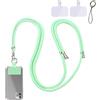 FFTANXS Catena per cellulare universale da appendere, 1,5 m, regolabile, per tutte le custodie standard (verde menta)