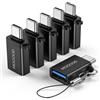 MOGOOD Adattatore USB C Maschio a USB 3.0 Femmina, Adattatore USB a USB C Convertitore OTG Compatibile MacBook Pro, Chromebook, Pixelbook, Microsoft Surface Go, Samsung Galaxy S20 S21 S22 Pixel