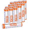 REY Pack 16 Batterias Alcalino AAA LR03 1.5V, Alta Capacità