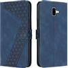 OKZone Cover per Samsung Galaxy J6 Plus 2018, Custodia in Pelle Samsung J6 Plus 2018, Cover a Libro Galaxy J6 Plus 2018 Magnetica Portafoglio Folio PU Pelle Flip Caso con Wallet Case Cover (Blu)