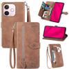 Fertuo Cover per OPPO A5 Pro 5G, Custodia a Libro in Pelle PU Flip Case con Porta Carte, Chiusura Magnetica e Cinturino [Disegni di Fiori] Portafoglio Interno Silicone Antiurto, Marrone