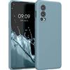 kwmobile Cover per OnePlus Nord 2 5G Custodia - Back Case per Smartphone in Silicone TPU - Protezione Gommata - artic night