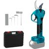 Kistrba Forbici da potatura a batteria, compatibili con batteria Makita da 18 V, apertura massima 50 mm, lama in acciaio SK7, schermo LCD, forbici da potatura elettriche professionali, per rami di alberi