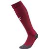 PUMA Liga Socks, Calzettoni Calcio Unisex, Rosso (Cordovan/Puma White), 2